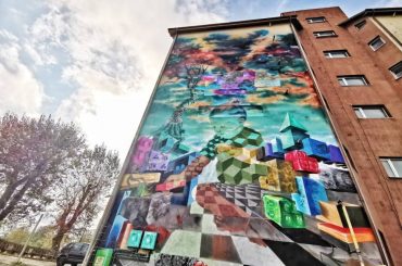 Prima pictura murala din Romania care purifica aerul